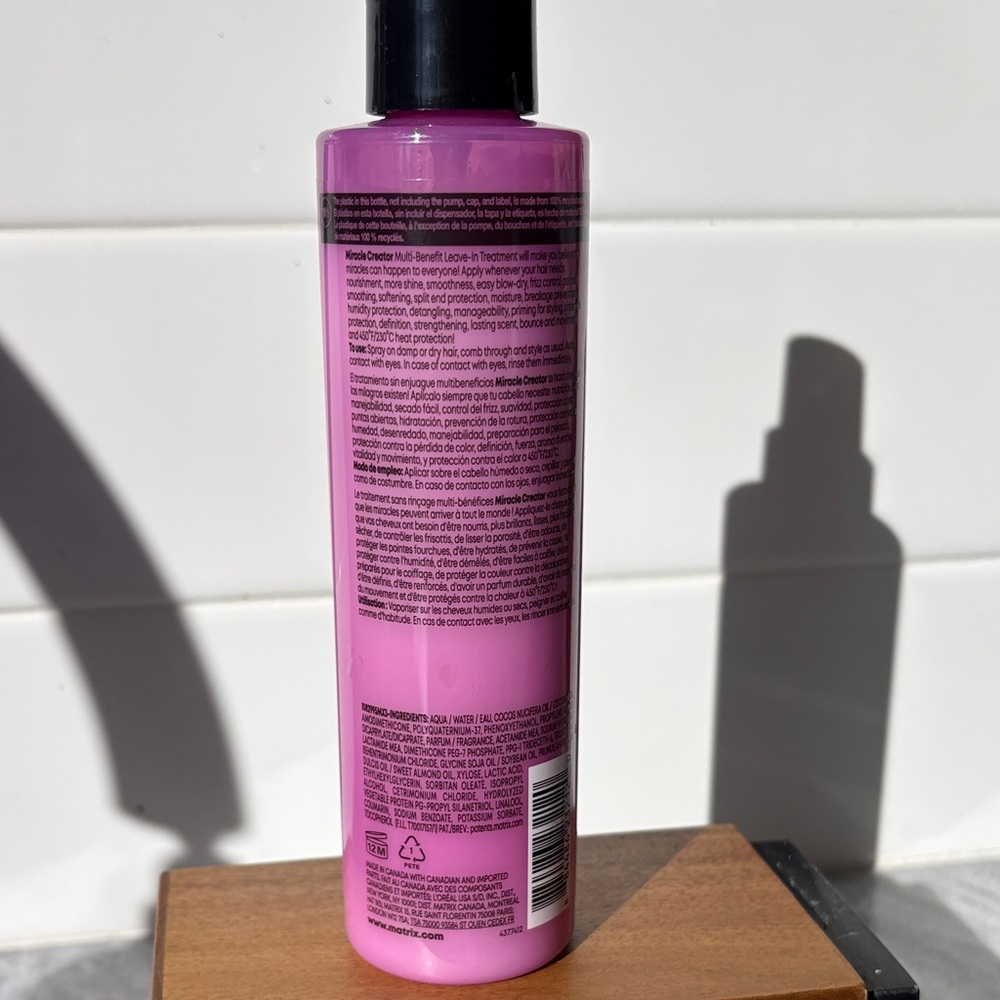Matrix Miracle Creator Multi-Tasking Leave-In Conditioner Spray 6.8oz NEW - Picture 3 of 6